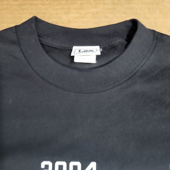 2004 Lee Sport Tampa Bay Lightning Stanley Cup Champions Shirt SZ L Parade Ed - Picture 8 of 10